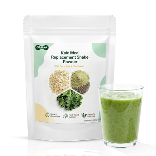 Freeze-Dried Kale Meal Replacement Shake with Oat & Chia