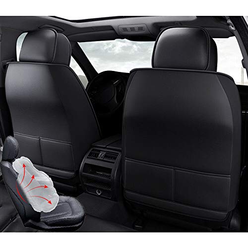 Chemu - Set di coprisedili per auto, in ecopelle