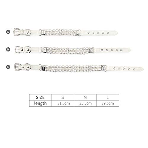 ZIYUAN Collari per Cani Collare di Perle di Cane