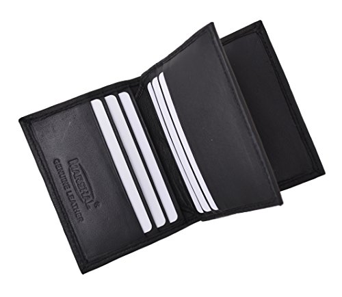 RFID Blocking Credit Card Holder Wallet Black #RFID74 by Marshal® Wallet3