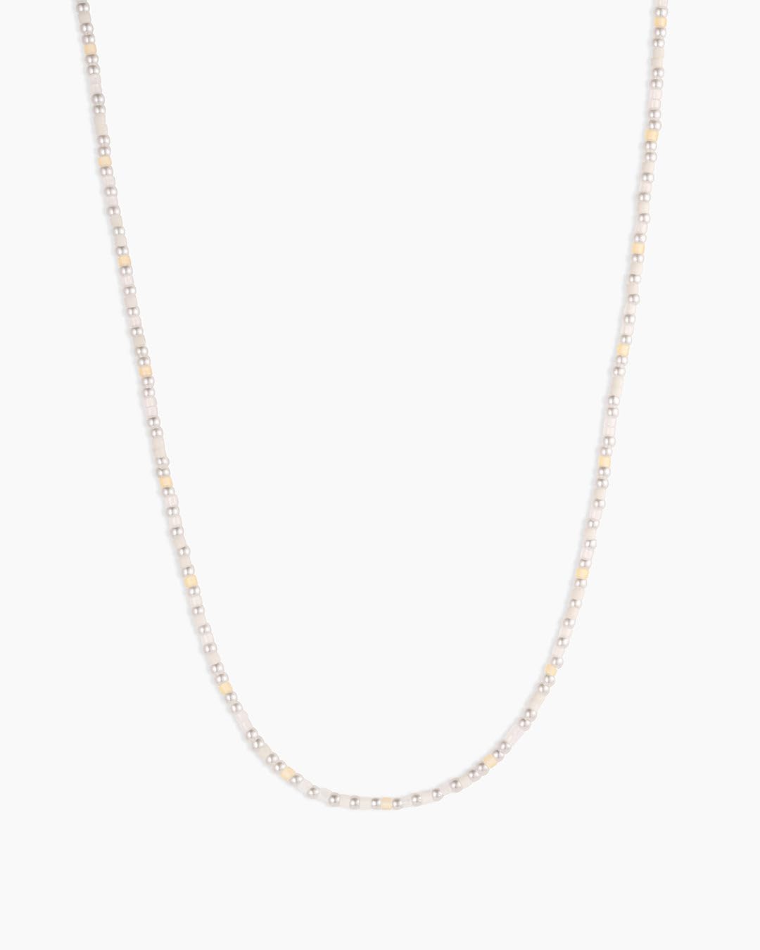 gorjana - Harbor Necklace 23-inch - 18k Gold Plated Brass - Pear Clasp - Synthetic Pearl Beads - Versatile Layering Accessory - Everyday Wear - Durable and Stylish - Image 2