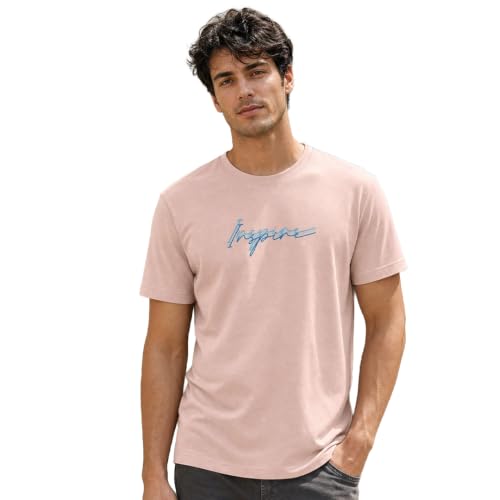Image of Nobero Men's Regular Graphic Printed T-Shirt for Men | Soft Cotton | Classic Fit | Printed Casual Tshirt for Men
