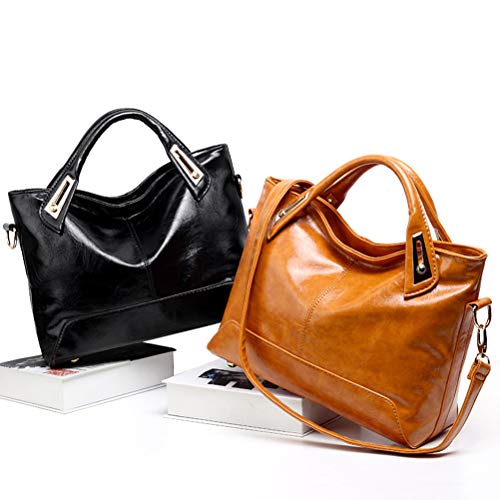 Bolsa feminina vintage de luxo encerado couro legítimo bolsa tiracolo bolsa transversal bolsa de omb
