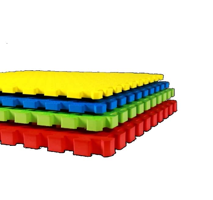 Image of Fit Spree Eva Interlocking Puzzle mats Keep Your Floor Protected Against Scratches, Scuffs, and dents, Especially When Used for Your Home Gym, Garage, or Children's Play Area.
