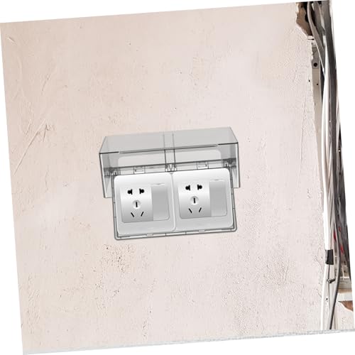 Cache-prise imperméable double Cabilock noir épais 20x12x7 cm - 5