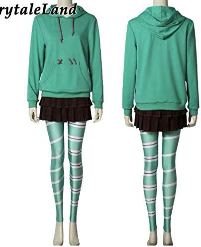 Amazon Hikari Cosplay 大人用 シュガーラッシュオンライン ヴァネロペ 衣装 フルセット バネロペ コスチューム コスプレ 仮装 ハロウィン ディズニーランド M コスプレ 仮装 通販