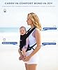 FRUITEAM Baby Carrier for Infants & Toddlers – Ergonomic Lightweight Harness, Adjustable for Dad & Mom, Perfect for Pool Beach Hiking Travel, Quick-Dry & Waterproof (Black) #2