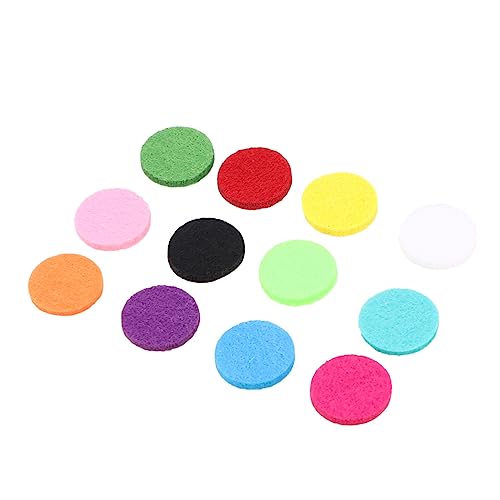 COHEALI 12 Pçs Corrente Com Pingente Difusor Para Carro Colar Colorido Difusor Redondo Tapete De Óle