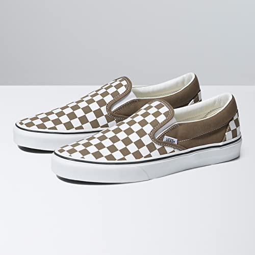 Vans Vans Men's Classic Slip On, (Color Theory Checkerboard) Walnut, Size 9