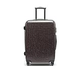 MISAKO Flori Maleta Mediana - Maleta de Viaje - 41X64X21 CM - Negro - Semirrígida