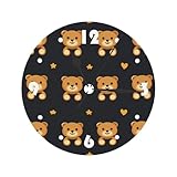 Facile à utiliser : après avoir reçu l'horloge, déplacez toutes les aiguilles en position 12 heures, insérez la pile et tournez le petit bouton à l'arrière pour calibrer l'heure.