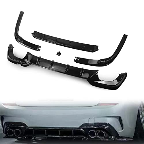 Diffuseur pare-chocs arrière pour BMW 325i 330i M Sport 2019-2021 en ABS
