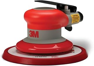 3M Random Orbital Sander – Pneumatic Palm Sander – 6” X 5/16” Diam. Orbit – Stikit Disc Pad – for Wood, Composites, Metal – Original Series