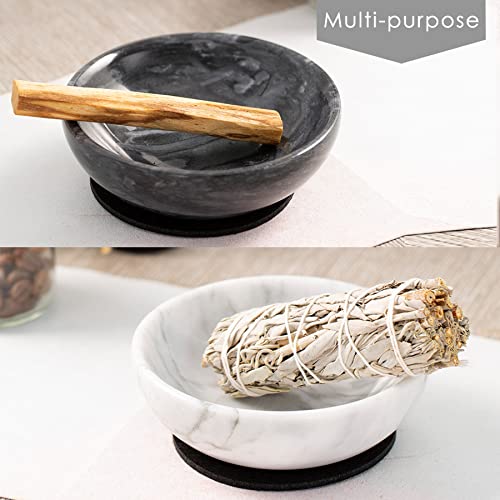 Fasolahome BOWL3352 Incense Holder, Beautiful Natural Marble Incense Burner thumb #5