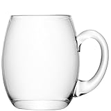LSA International Bar Beer Tankard, 16.9 fl. oz., Clear