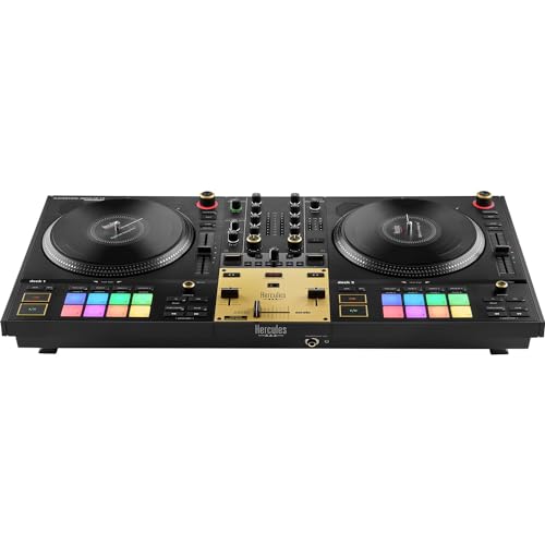 Clutch Hercules DJControl Inpulse T7 Premium DJ Controller, PSG Audio MP-0919 Dual Wireless Mic Bundle