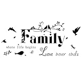 DISEÑO ÚNICO: La familia es un puerto de felicidad, una estación para descansar, un fuerte lenguaje de amor, y aún más parloteo. La gente está intoxicada con su calidez y felicidad, satisfecho y agradecido.
