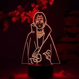 Otaku Lamps Itachi Uchiha Naruto – Anime Night Light, 16 Color RGB LED – Gift for Otaku
