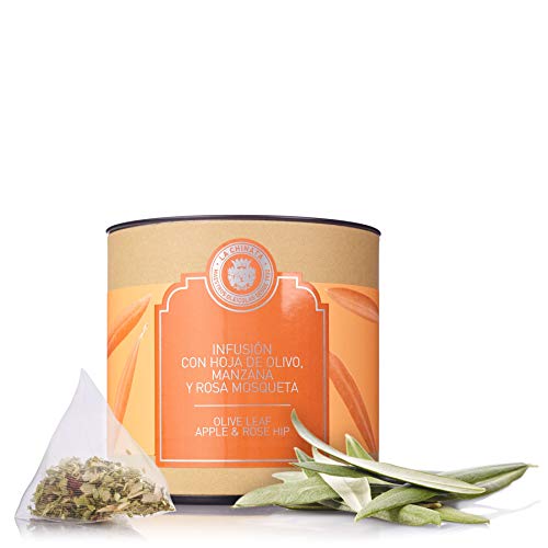 Infusión Hoja Olivo 'Manzana & Rosa Mosqueta' - La Chinata