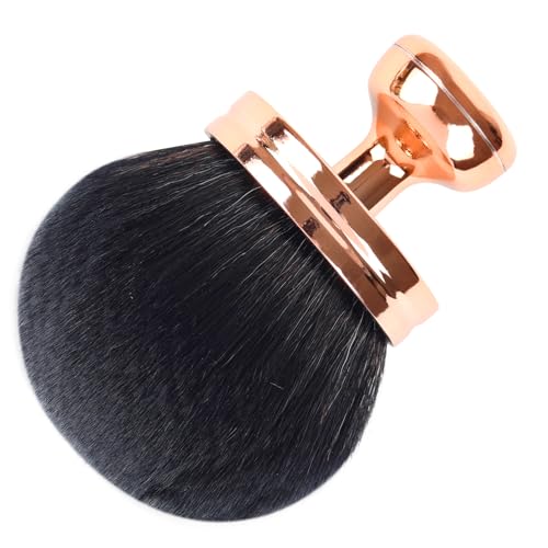 nubangoo Professional Kabuki Foundation Brush,Makeup Brush, Self Tanner Brush,Self Tanning brush,Foundation Makeup Brush Cream Powder Liquid,Face Neck Body Leg Tanning Makeup (Pink Gold)