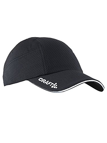 Craft Unisex Schildkappe Running Cap Kappe, Schwarz, Einheitsgröße EU