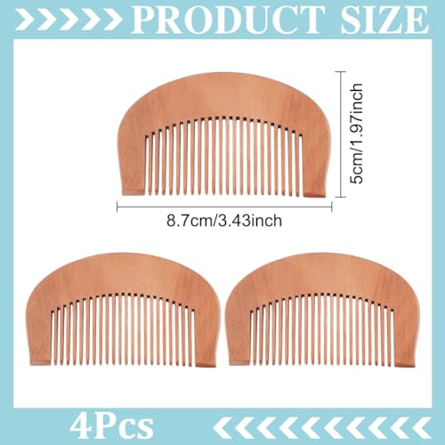 Peines Macrame Fringe 4Pcs para Manualidades miniatura 2