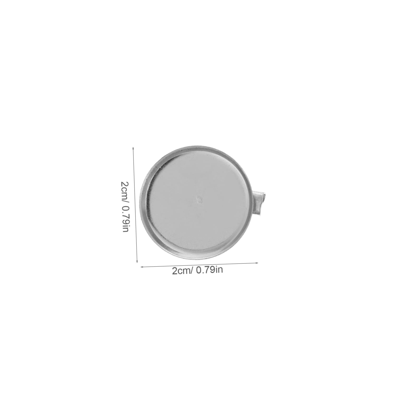 Ipetboom Versatile Brooch Pins Set Round Trays Bezel DIY Jewelry Making Supplies for Craft Projects