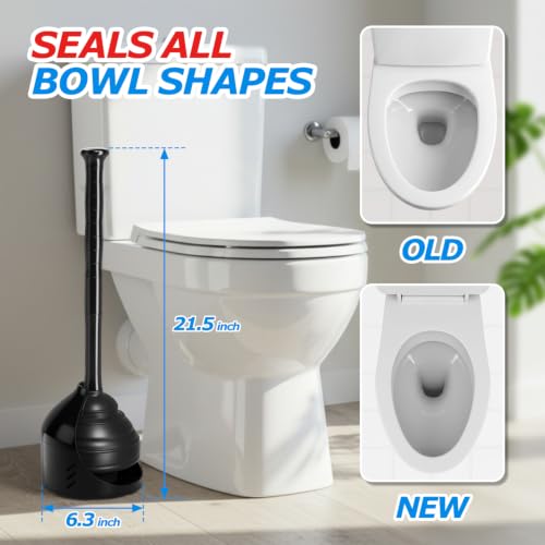 Desatascador resistente FORASTO con soporte estable para el hogar 8