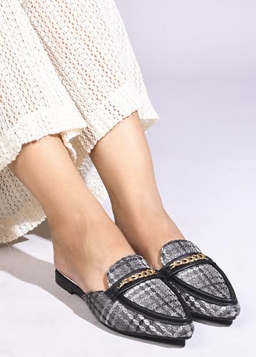 Image of SilverArrow Womens Bunzu Mules | Casul Shoes | Flat Mules Sandals Open Back | Suitable for Casual Outfit