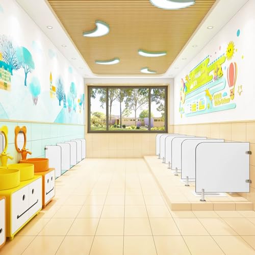 Divisor de orinal impermeable para pared de centros comerciales 6