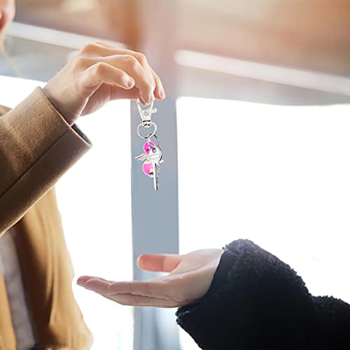 Generic 30Pcs Angel Charm Keychain Pearl Angel Wings Thank You Gift Key Circle Baby Shower Welcoming Gifts With Tags Bags For Bag Pouch Purse Key Holders, 5.5X2Cm (09F0320Il6) #TOP5