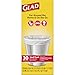 Glad Trash Bags, Small Garbage Bags - 4 Gallon White Trash Bag - 30 Count
