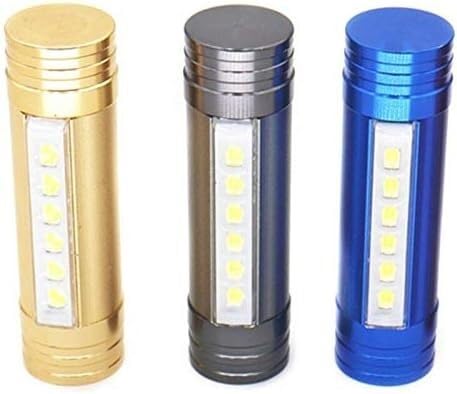 Akumulatorowa latarka czołowa LED, Latarka czołowa USB akumulatorowa mini latarka przenośna latarka zewnętrzna kempingowa czołówka do ładowania mobilnego zasilacz(Blauw)