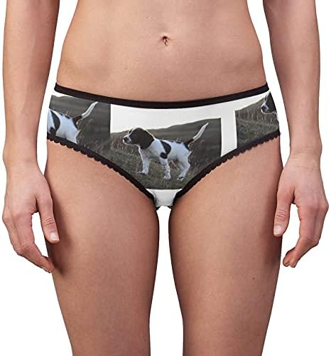DogsMakeMeHappy Women's An English Springer Spaniel Panties, An English Springer Spaniel Underwear, Briefs