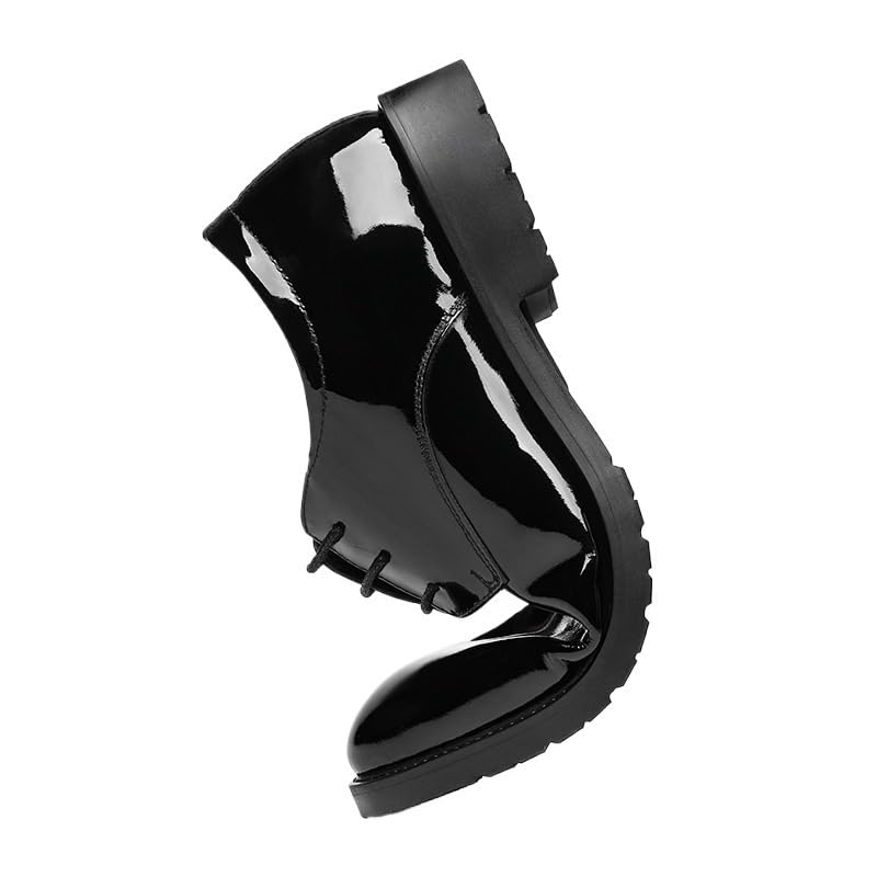 Men's Fashion Suit Tuxedo Metal Shoelaces Weeding Prom Derby Shoe2