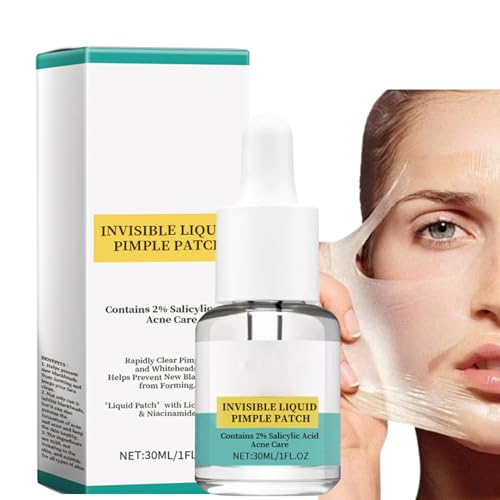 Acne Patches - Acne Treatment - Dark Spot Remover for Face - Liquid Pimple Patch - Spot Cream - 2% Salicylic Acid Acne Care - Face Saver Gel - Gentle Spot Gel Face Spot Treatment