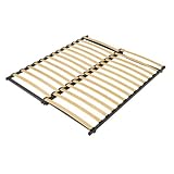 Produit garanti 3 ans EBAC Literie Sommier à Lattes Extensible 88-162 x 185 cm