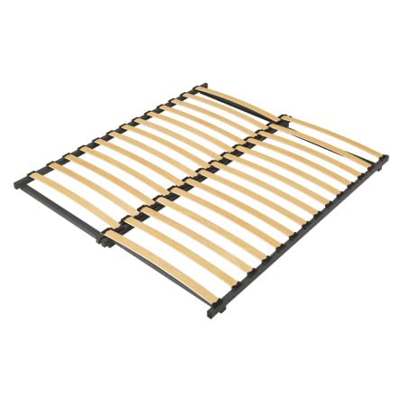 EBAC Literie Sommier à Lattes Extensible 88-162 x 185 cm