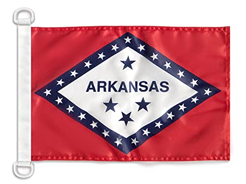 AZ FLAG Arkansas Nautical Flag 18'' x 12'', US state of Arkansas flags 30 x 45 cm, Banner 12x18 in for boat