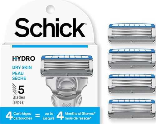 Schick Hydro 5 Sense Hydrate Razor Refills for Men, 4 Count (Pack of 1) image 5