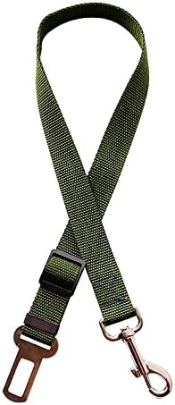 Dog Leash nylon Dog Pet Puppy Cat Adjustable Harness With Lead Leash Leash Chain Collars Interactive Toy 3Pcs B Army Green