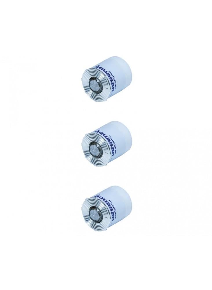 3 Cartuccia Filtro Depuratore Acqua Rubinetto Ricambio Anticalcare 3333 Aquasan