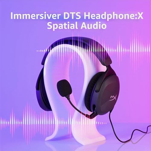HyperX Cloud Stinger 2 Core Gaming-Headset für PC, Over-Ear Kopfhörer mit Mikrofon, DTS Headphone:X Spatial Audio, Leichtes Design… – Ansicht 4