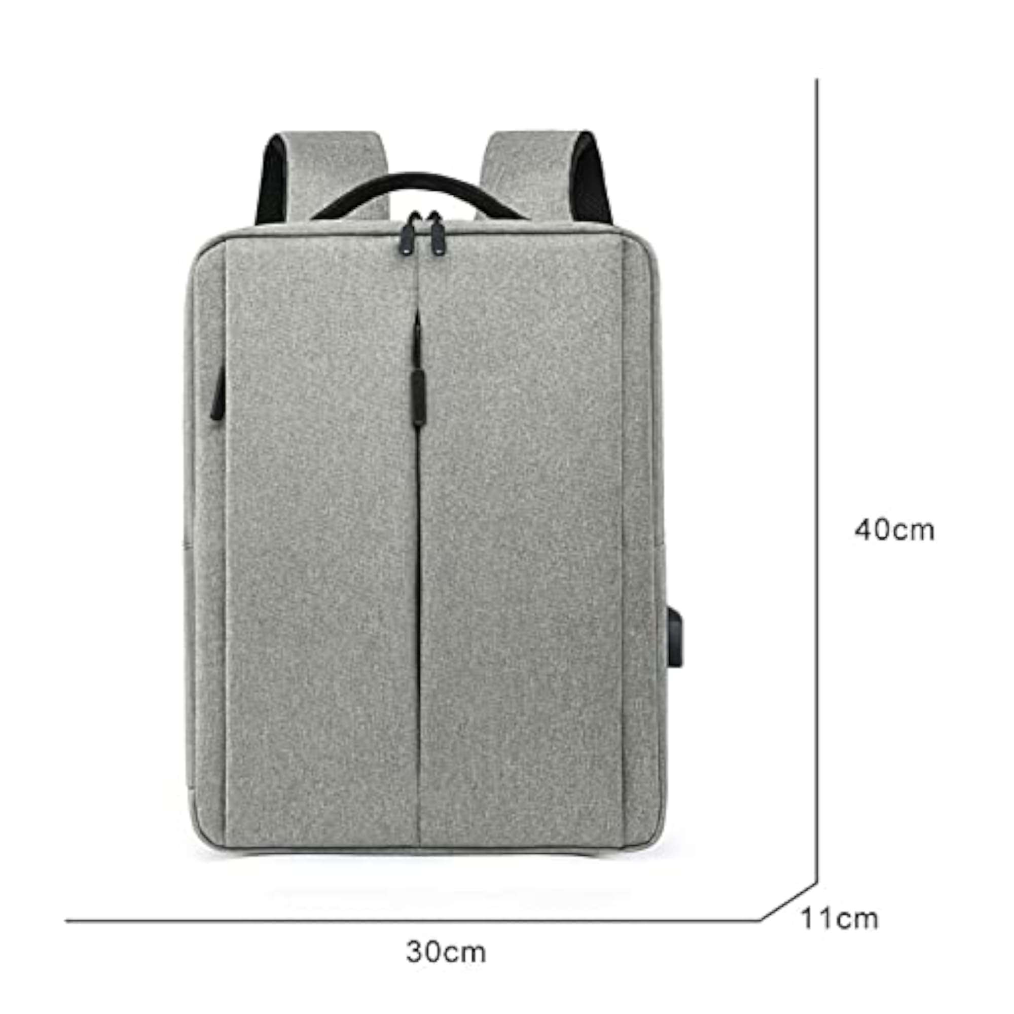 Men's Business Waterproof Laptop Backpack, Large Capacity
