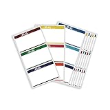 MFLABEL® Name Tags Stickers Hello My Name is Stickers with 8 Colors for Office, Meeting, School and Home 200 Stickers Colorful Name Labels 3 1/2 X 2 1/4 Name Tags