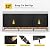 VIVOHOME Upgraded Heavy Duty 12 ft 3/4 Cord Firewood Rack Outdoor with Cover Combo Set 12ft Waterproof Firewood Log Rack Cover, Heavy Duty 600D Oxford Outdoor Weather Resistant