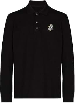 Polo Shirts for Men Praying Hands with Cross Embroidered
