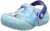  Crocs Fun Lab Lined Frozen Clog, Niñas Zueco, Azul (Ice Blue), 23-24 EU