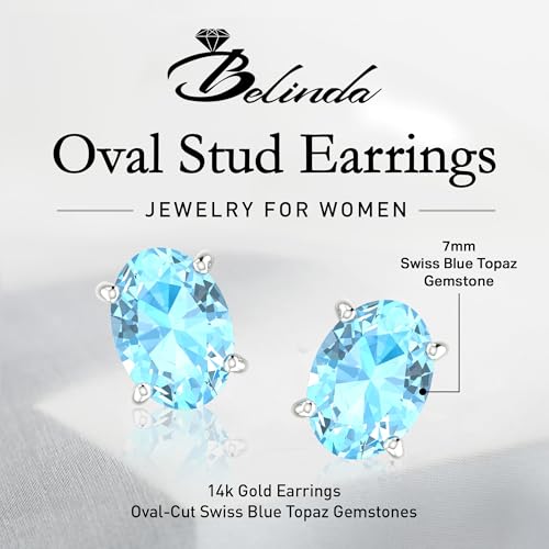 Oval Stud Earrnings2