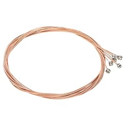 sourcing map Multicolore Acoustique Guitare Cordes, 2,79 pieds Cuivre Léger Tension pour 6 Cordes Guitare- Ton chaud… - Les Beatles, Paul McCartney, John Lennon, RIngo Starr, George Harrison